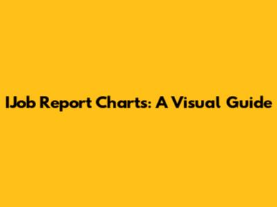 IJob Report Charts: A Visual Guide