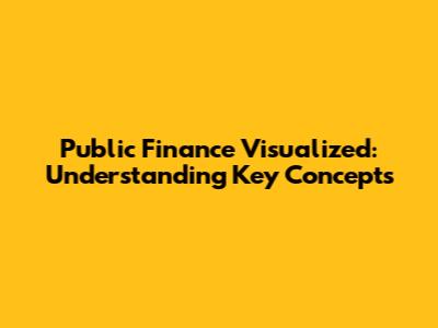 Public Finance Visualized: Understanding Key Concepts
